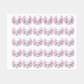 Étiquettes Slim Body Cosmetics Balm Soap Sculpter rose Nouvea (Feuille)