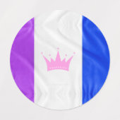 Étiquettes SlipperyJoe glisser le drapeau de fierté violet bl (Design 2)