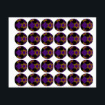 Étiquettes SlipperyJoe's Happy Hanoukka Star de David menorah<br><div class="desc">SlipperyJoe's Happy Hanoukka Star of David menorah Dreidel Célébration artistique bougies Hébreu juif Chanoukah cadeaux décorations judaïsme religion culture pratiques religieuses traditions géométrie symbolique design profondeur contraste ordre symétrie</div>