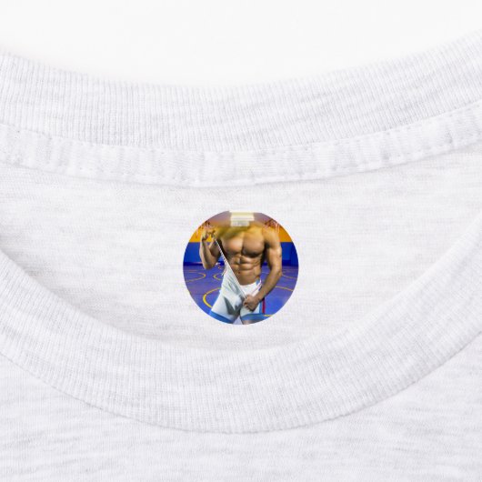 Étiquettes SlipperyJoe's musculaire bulge six pack gym trai (Apposé)