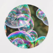 Étiquettes Soap bubbles (Design 1)