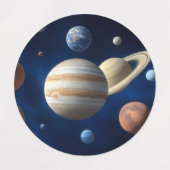 Étiquettes Solar System Montage (Design 1)