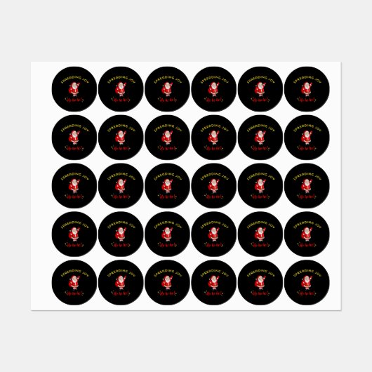 Étiquettes Spreading Joy (Feuille)