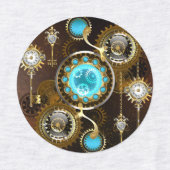 Étiquettes Steampunk Rusty Background (Design 2)