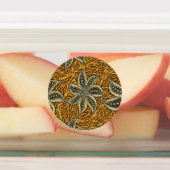 Étiquettes Style Batik Floral Abstrait africain (Apposé)