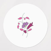 Étiquettes Style Ndrrmc, Purple Doux, Jazzberry Jam (Design 1)