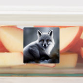 Étiquettes Superbe Renard Artique (Apposé)