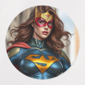 Étiquettes SuperHeroes (Design 2)