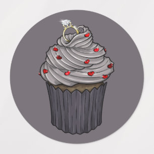 Étiquettes Sweet Proposition Cupcake