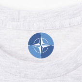 Étiquettes Symbole du drapeau de l'OTAN ONAT Traité de l'Atla (Apposé)