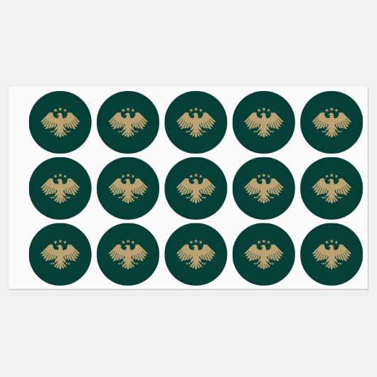 Étiquettes Syrie Syria (Feuille)