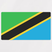 Étiquettes Tanzanie (Design 2)