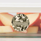 Étiquettes Teintes terreuses de brun et de beige camouflage 1 (Apposé)