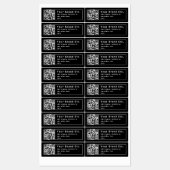 Étiquettes Téléchargez votre code QR ou logo | Imperméable mo (Feuille)