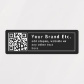 Étiquettes Téléchargez votre code QR ou votre logo | Etanchab (Design 1)