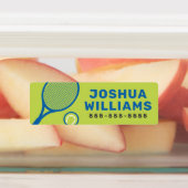 Étiquettes Terrain de tennis et nom de la balle propriété (Apposé)