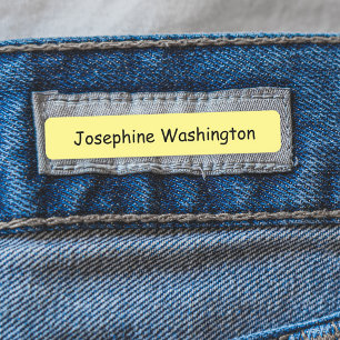 Étiquettes Texte Coloré Personnalisé Retour À Vêtements D