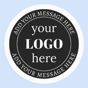 Étiquettes Texte modifiable et votre logo ou autre conception