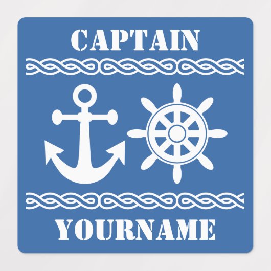 Étiquettes Texte personnalisé et patch couleur (Design 1)