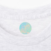 Étiquettes Textures irisées holographiques liquides (Apposé)