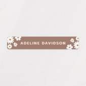 Étiquettes Thème Couleur de la Terre étanche Nom des enfants (Design 1)