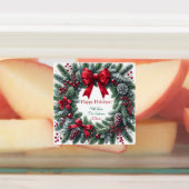 Étiquettes Thème de Noël Coloré Moderne (Apposé)
