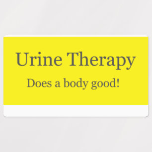 Étiquettes Thérapie de l'urine : Est-ce qu'un corps est bon