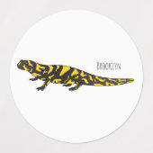 Étiquettes Tigre salamandre (Design 2)