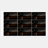 Étiquettes tireur noir (Feuille)