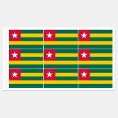 Étiquettes Togo (Feuille)