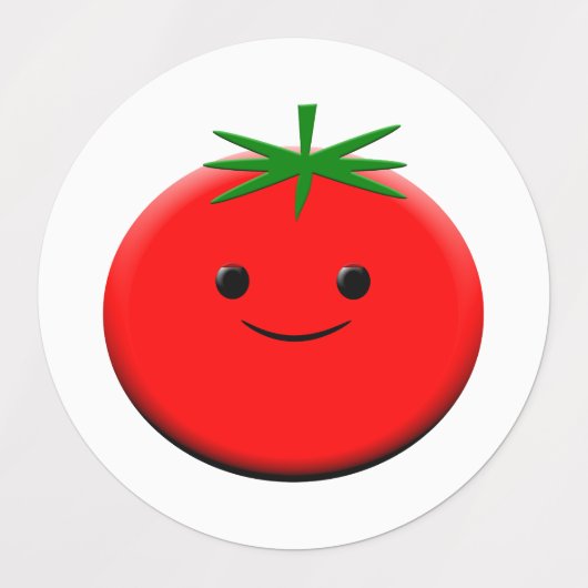 Étiquettes Tomato rouge (Design 1)