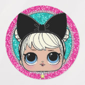 Étiquettes Topper Lol Surprise Glitter (Design 1)