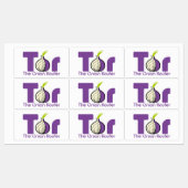 Étiquettes Tor - Routeur Onion (Feuille)