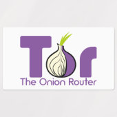 Étiquettes Tor - Routeur Onion (Design 2)