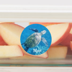 Étiquettes Tortue de Maui