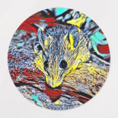Étiquettes touche couleur - souris (Design 2)