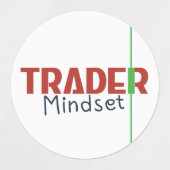 Étiquettes Trader Mindset – Discipline Focused Trading (Design 1)