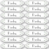 Étiquettes traditionnels français de l'herbe de ja (Devant)