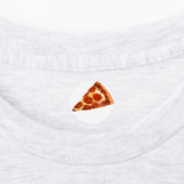 Étiquettes tranche de pizza pepperoni classique de SlipperyJo (Apposé)