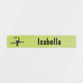 Étiquettes Tucan Vogel Aquarell (Design 1)