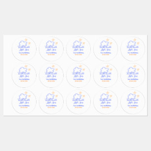 Étiquettes Twinkle scintillement petite étoile anniversaire v