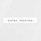 Étiquettes Type Simple Boho Enfants Imperméable Nom (Design 1)