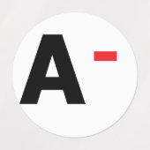 ÉTIQUETTES TYPES DE SANG (Design 2)