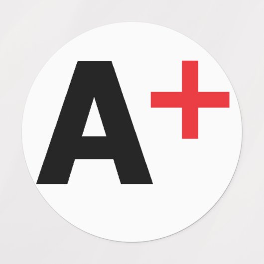 ÉTIQUETTES TYPES DE SANG (Design 1)