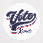 Étiquettes Typographie des votes - Élections (Design 1)