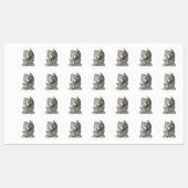 Étiquettes Un ange endormi sur la pierre (Feuille)