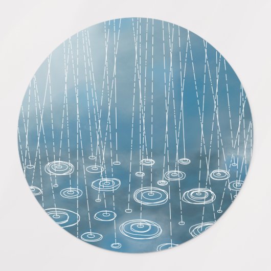 Étiquettes Un autre jour pluvieux (Design 1)