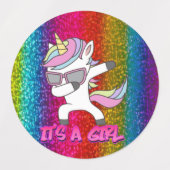 Étiquettes Unicorn Party Fun ! (Design 1)