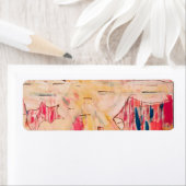 Étiquettes uniques pour vous avec conception abstr (En situation)