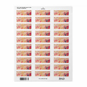 Étiquettes uniques pour vous avec conception abstr (Feuille entière)